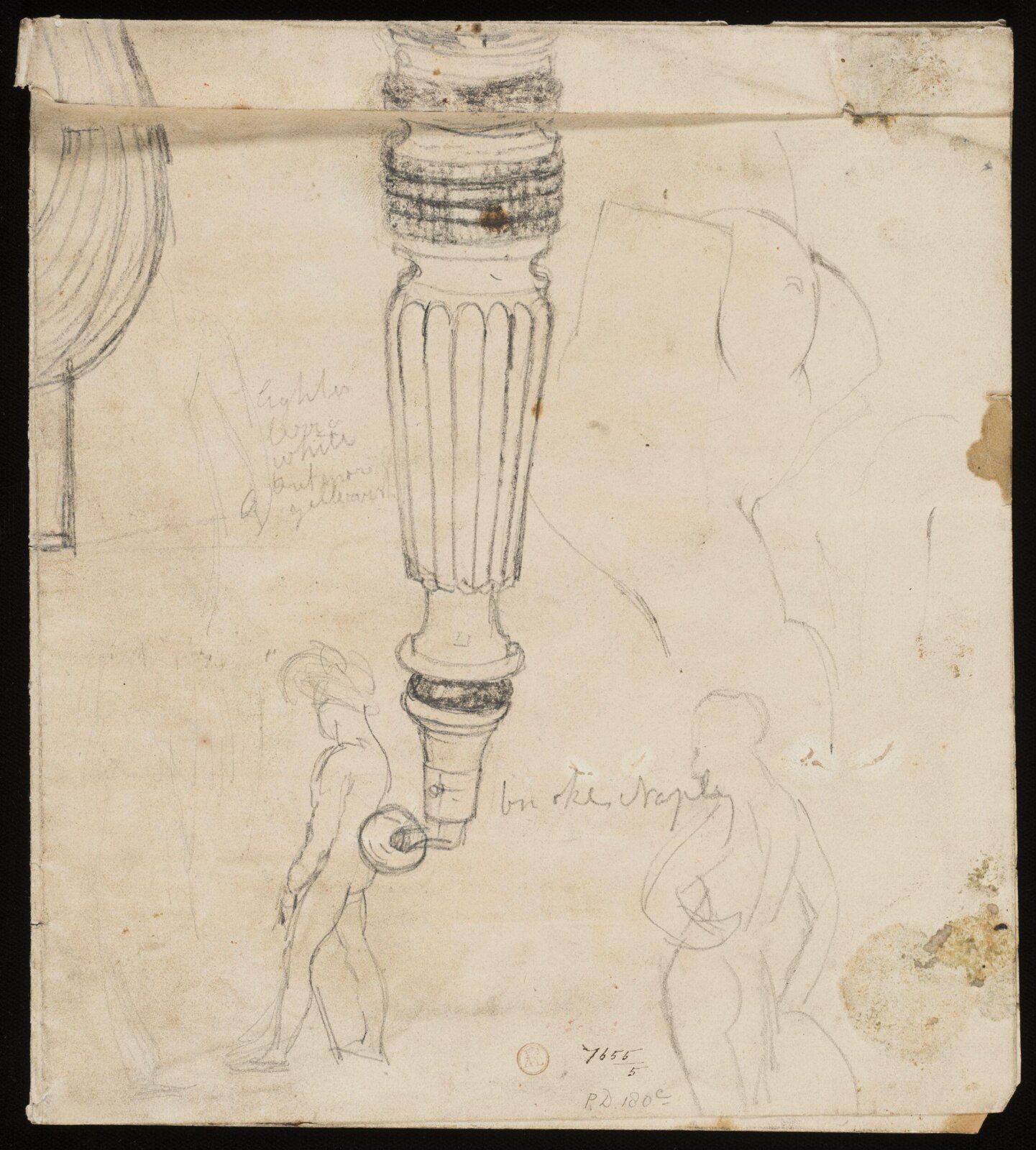 Drawing, William Etty, 1820-45