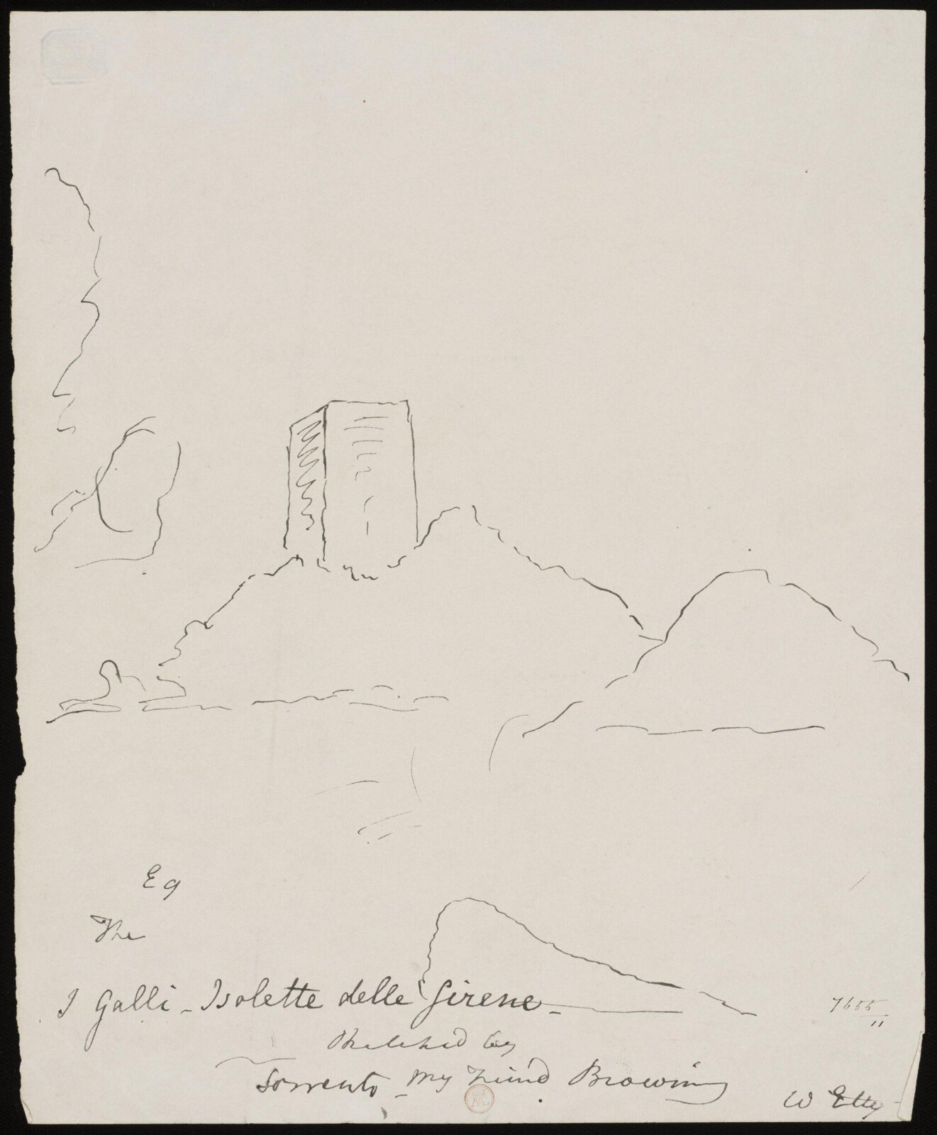 Drawing, William Etty, 1820-45
