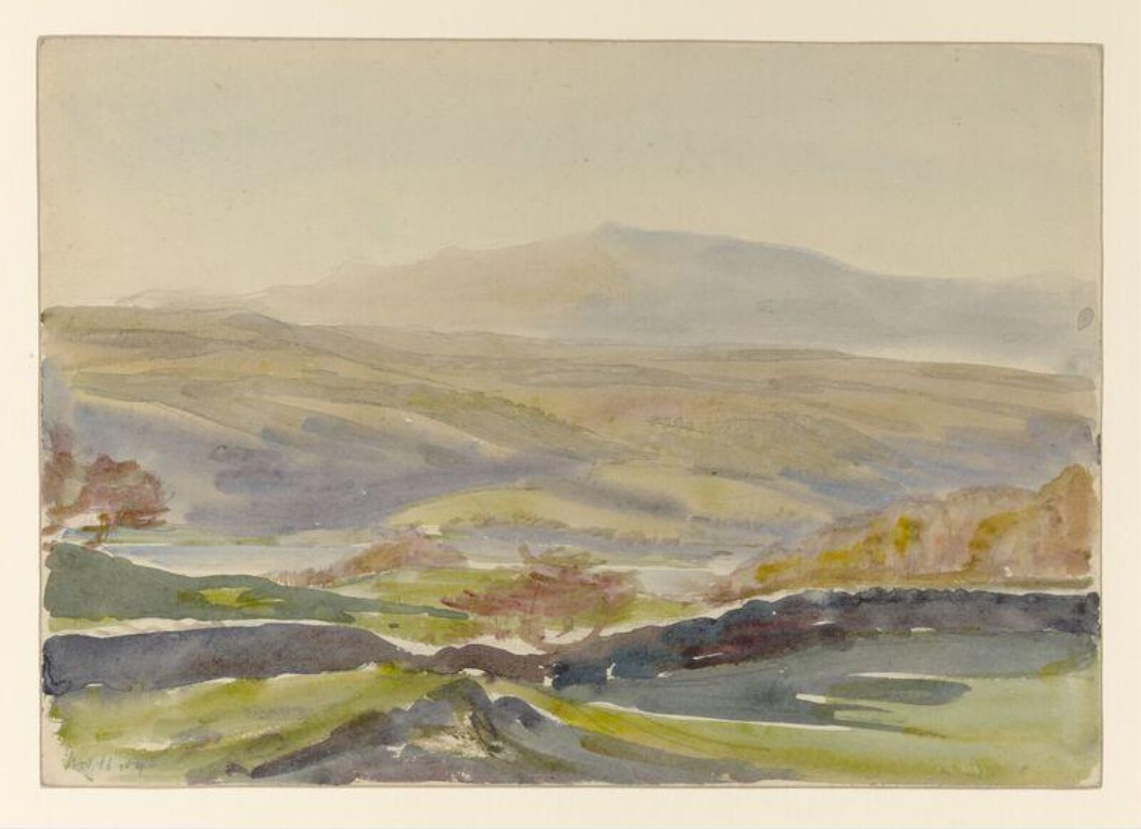 Monk Coniston moor, Beatrix Potter, 16th November 1909