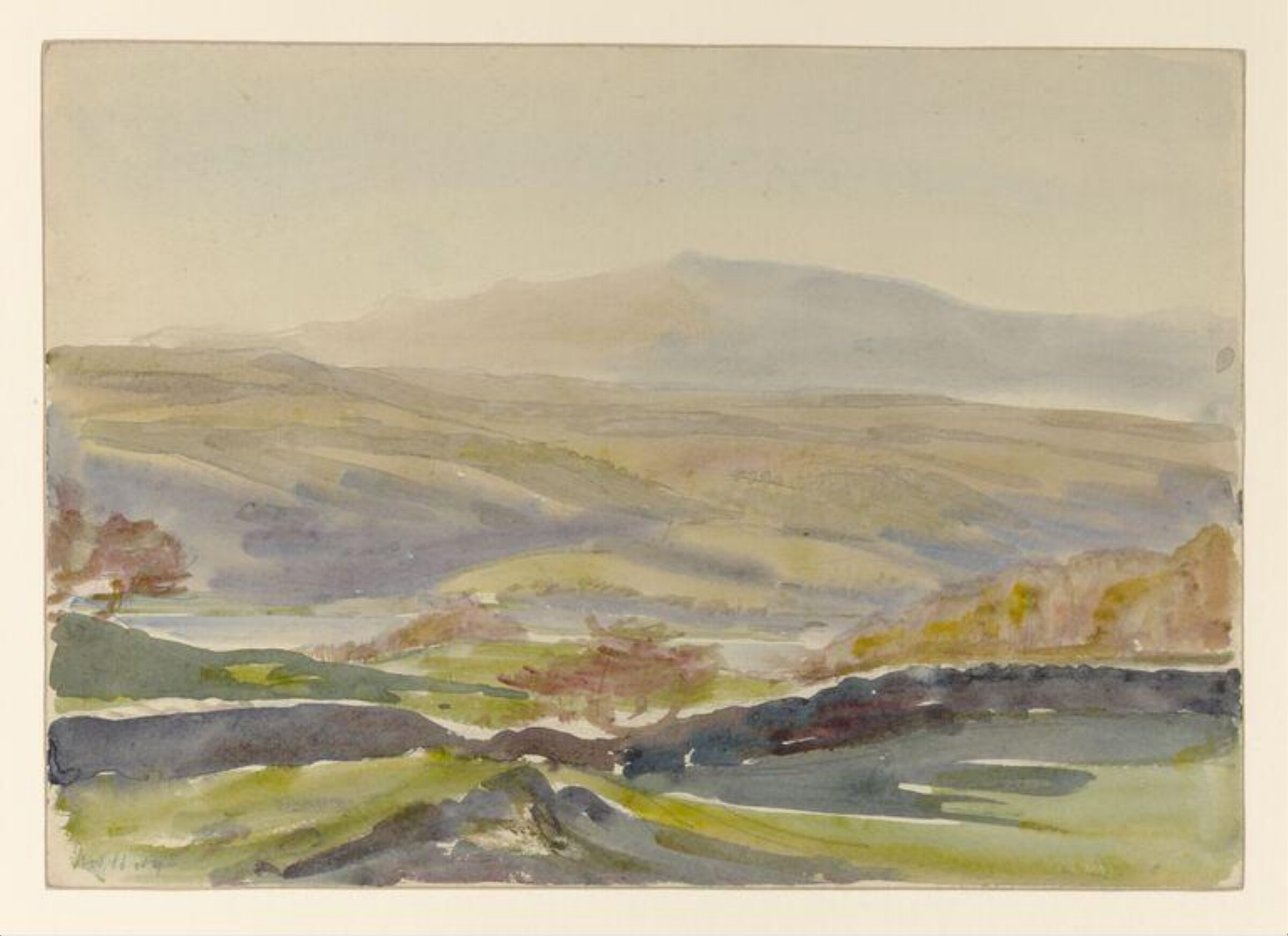 Monk Coniston moor, Beatrix Potter, 16th November 1909