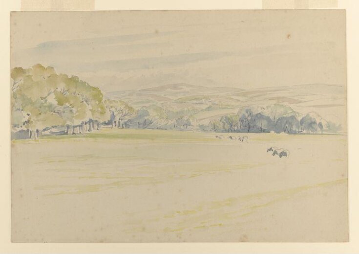 Sketch of a landscape near Denbigh top image