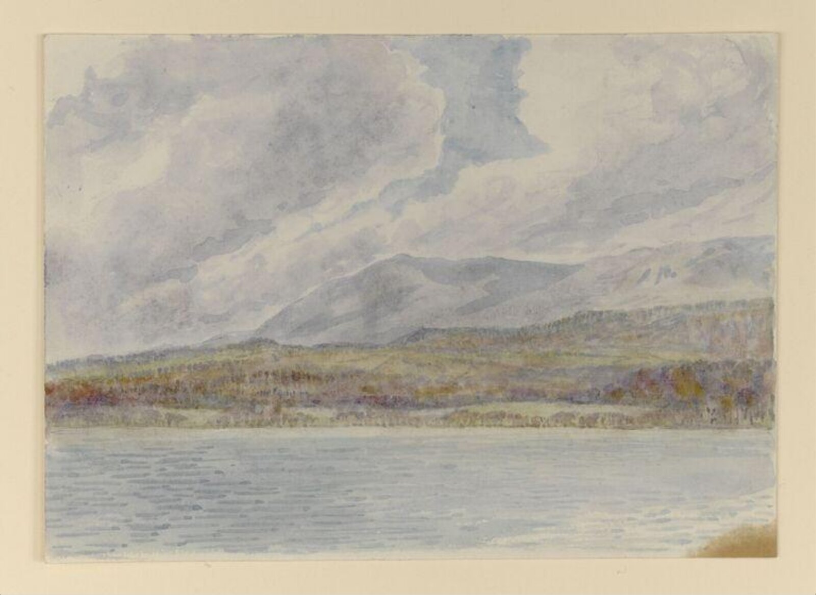 View across Derwentwater, Beatrix Potter, late 19th century - early 20th century