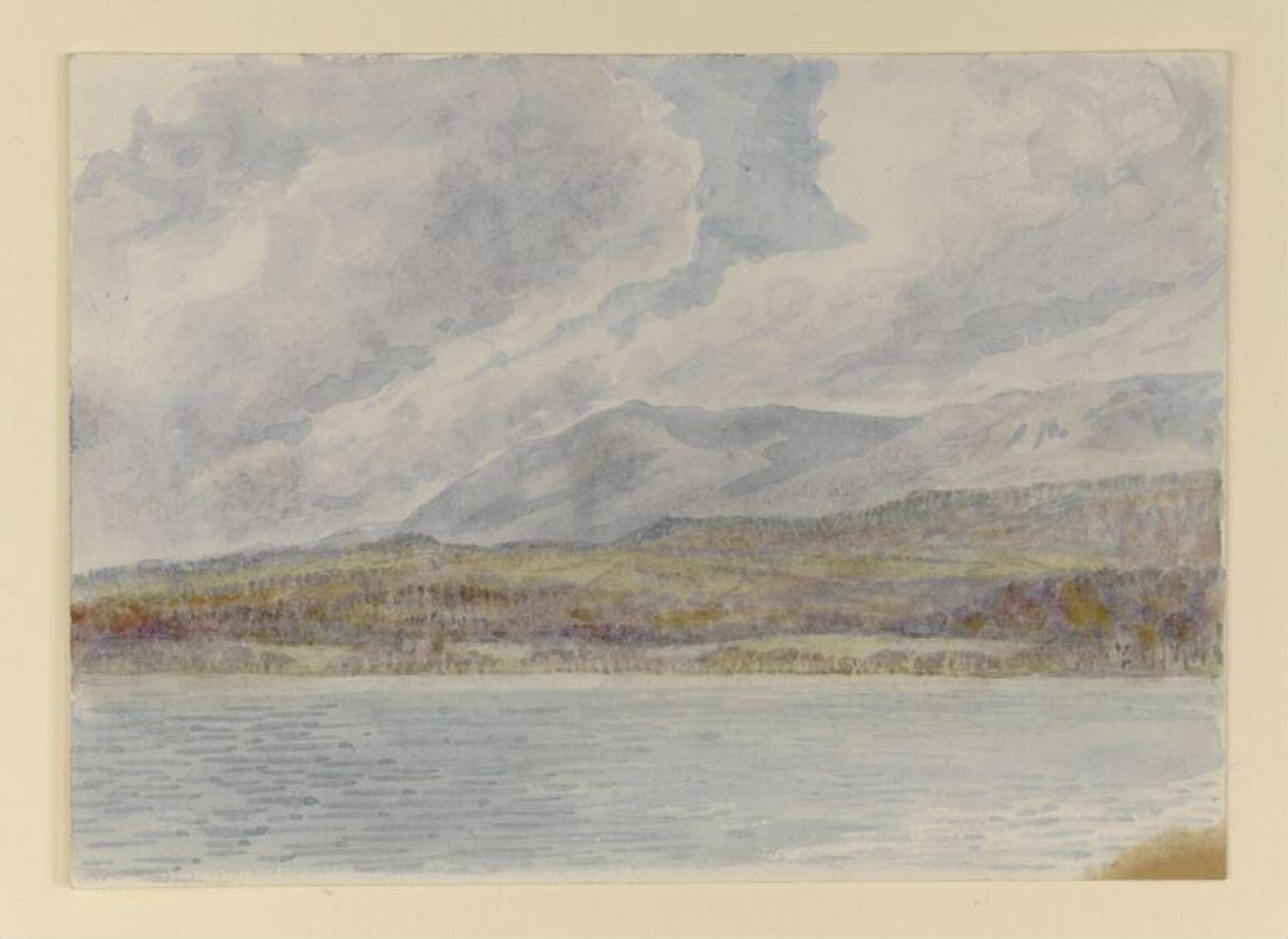 View across Derwentwater, Beatrix Potter, late 19th century - early 20th century