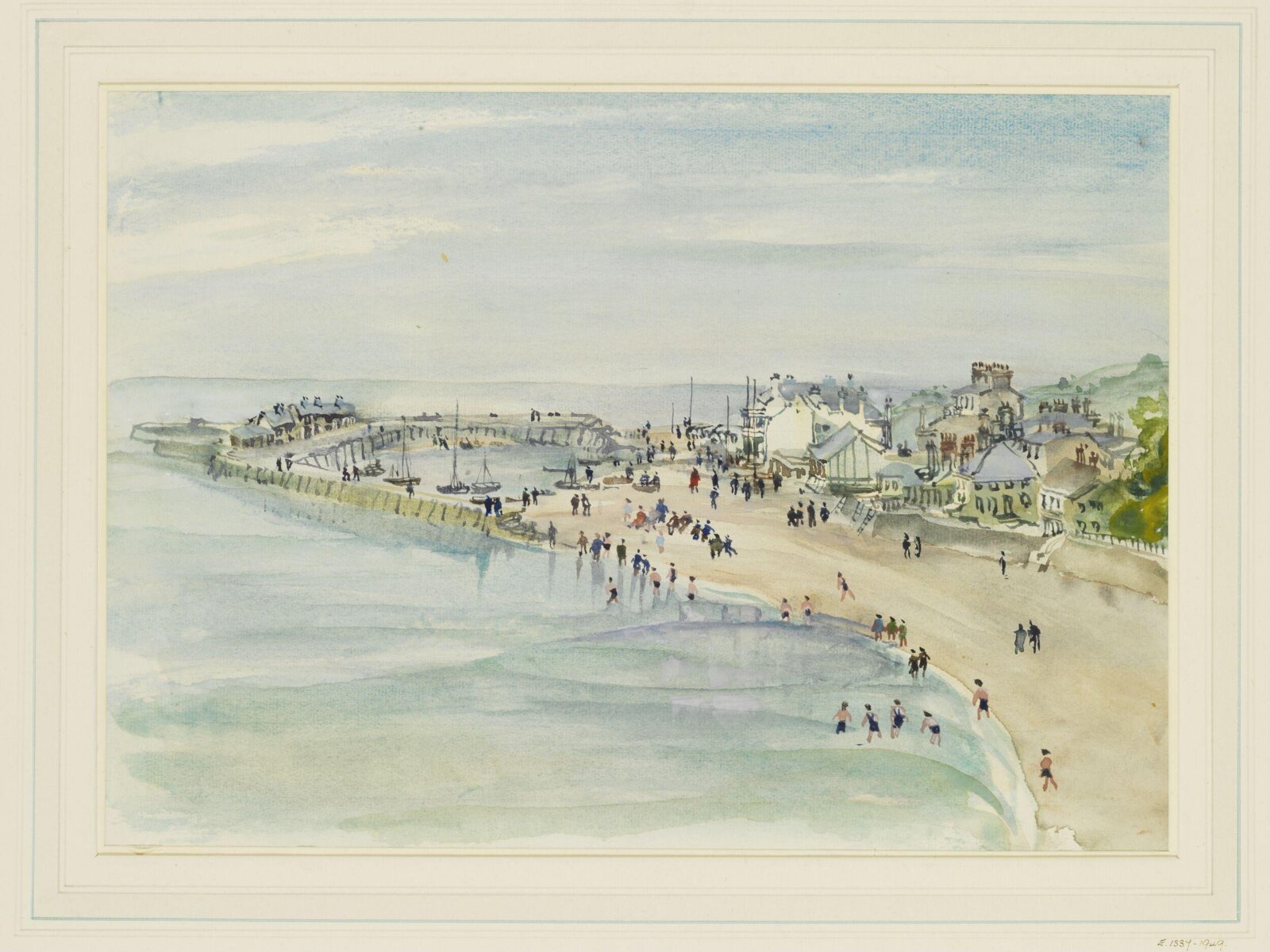 Lyme Regis Harbour, Kirk, ca.1940