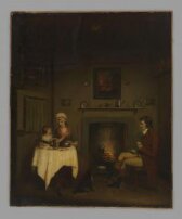 Cottage Interior, formerly by follower of George Morland thumbnail 2