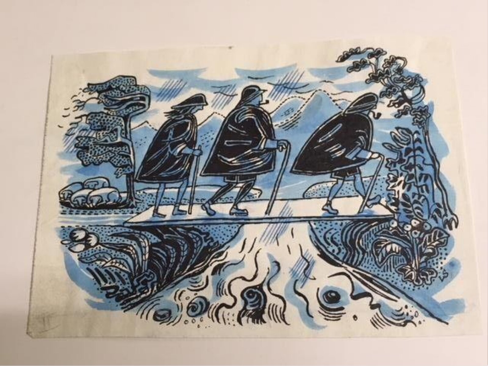 Drawing, Scarfe, 1952