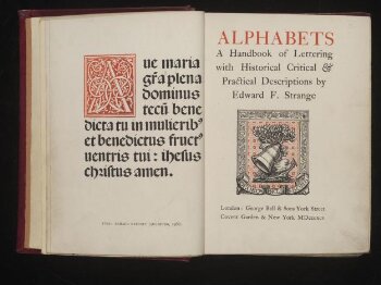 Alphabets, a handbook of lettering