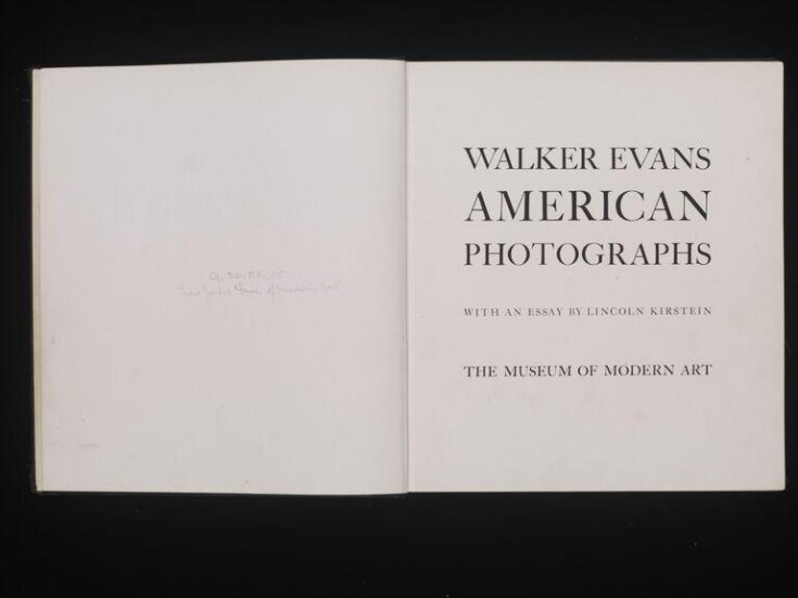 WALKER EVANS／AMERICA American photographs by Walker Evans | Goodreads