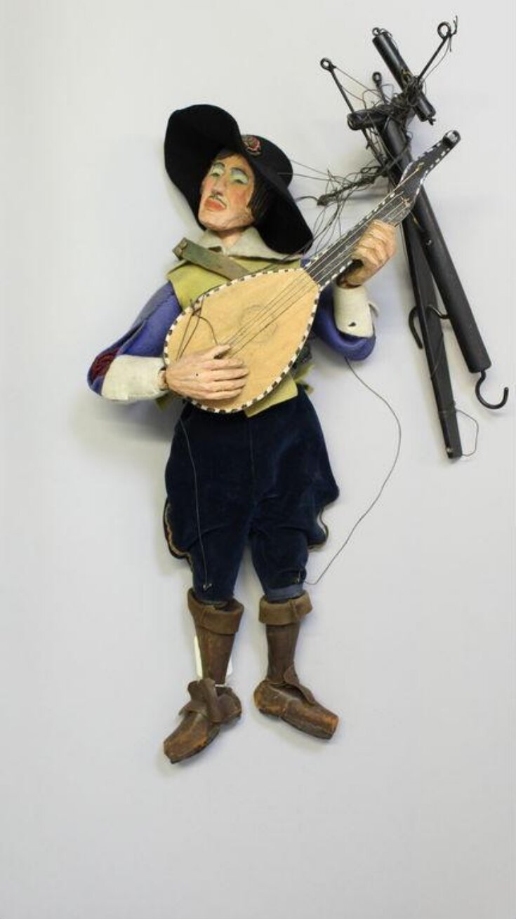 Marionette of a lute player top image