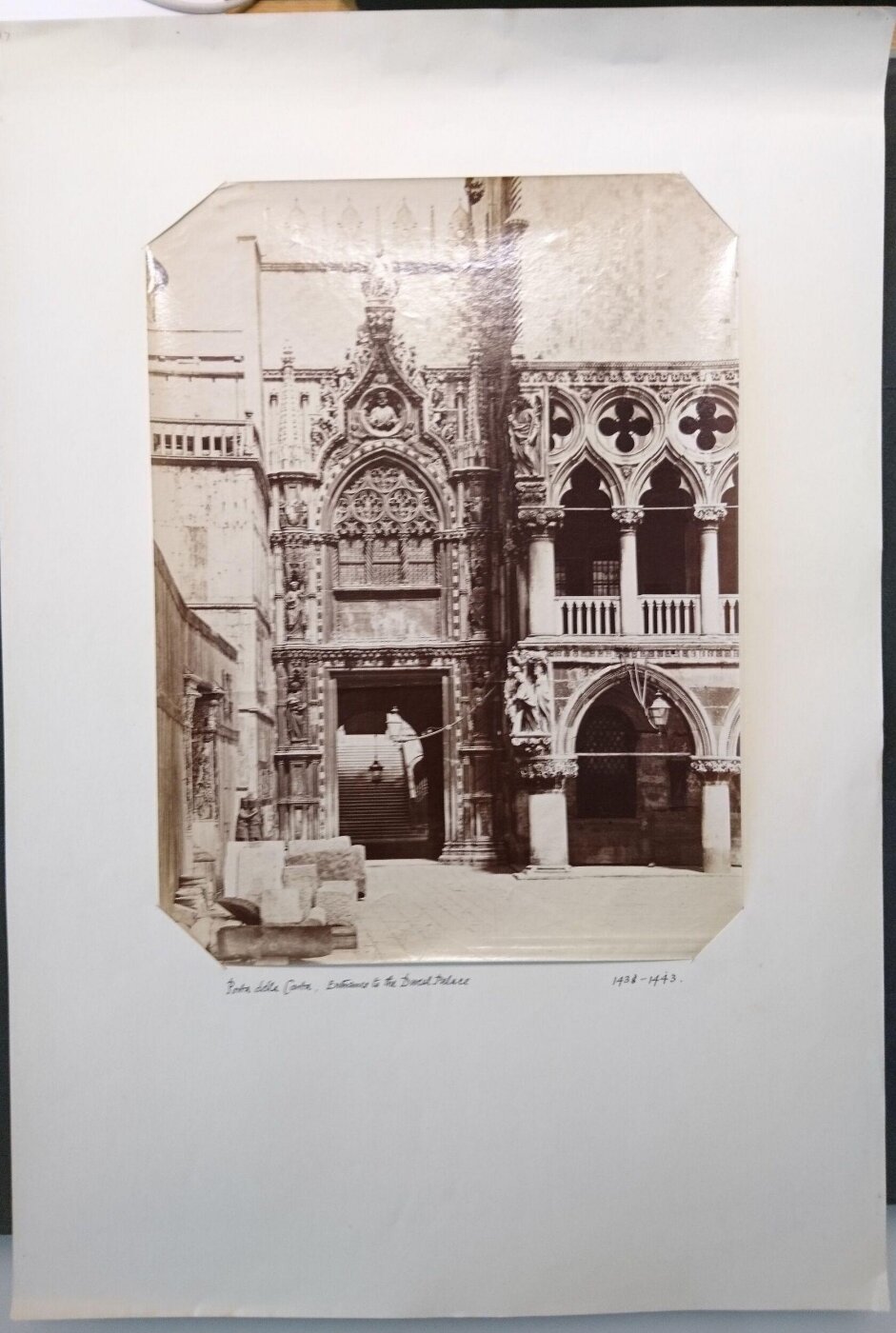 Unknown, Porta della Carta, the main, state entrance to the courtyard of the Ducal Palace, Venice, Italy