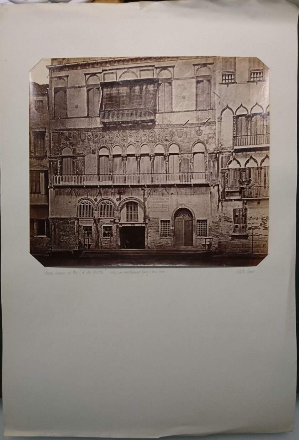 Unknown, Ca' da Mosto, on the Grand Canal near Campo S. Apostoli, Venice, Italy
