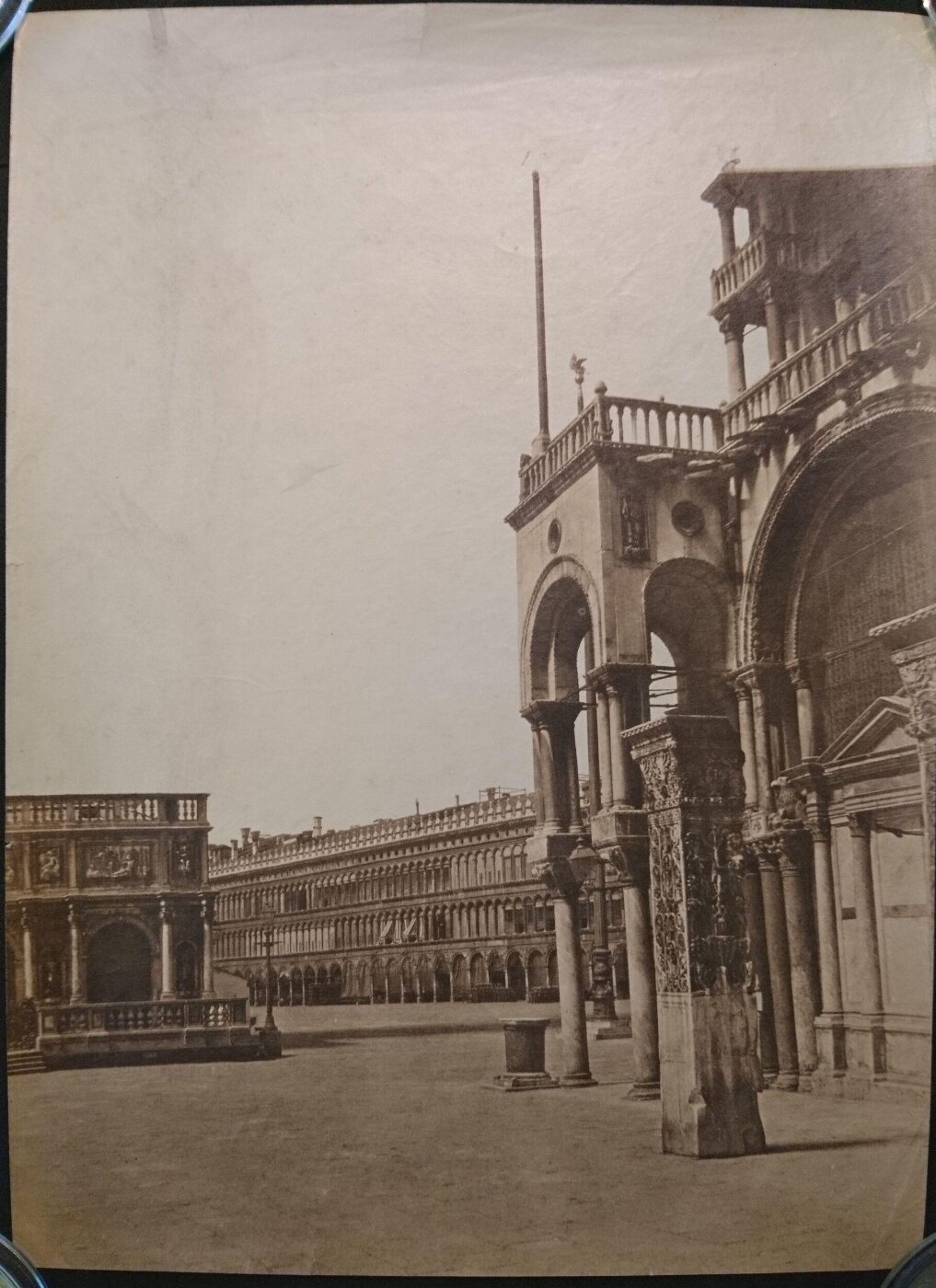 Unknown, South-west corner of St. Mark's Basilica and the Piazza seen from the Piazzetta, Venice, Italy