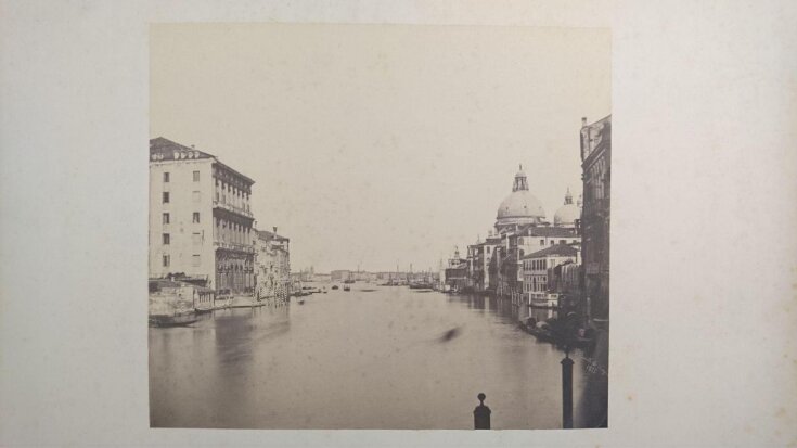 Grand Canal, view from the Ponte dell'Accademia looking eastwards towards the Bacino di San Marco, Venice, Italy image