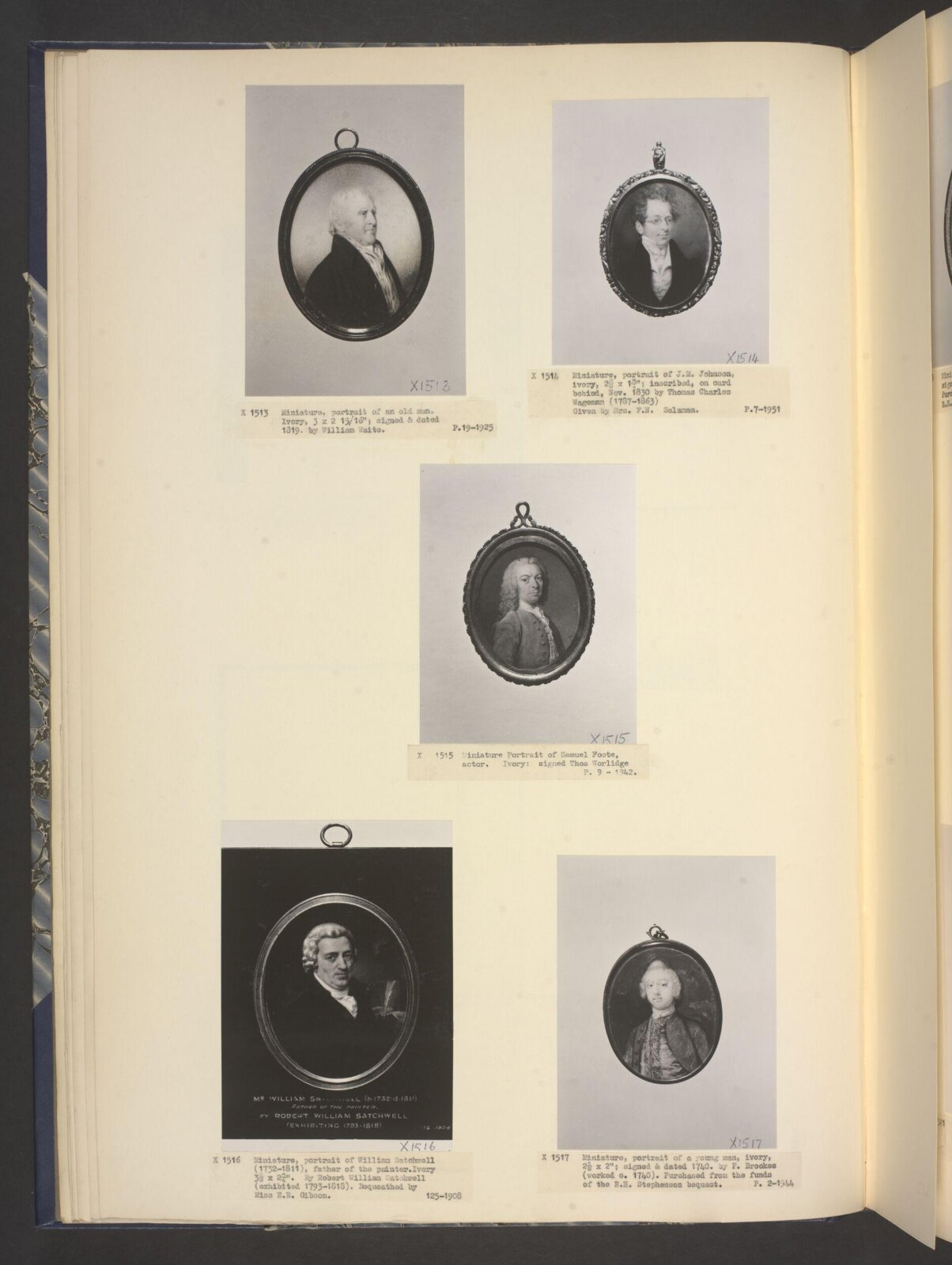 J.M. Johnson, Thomas Charles Wageman, November 1830