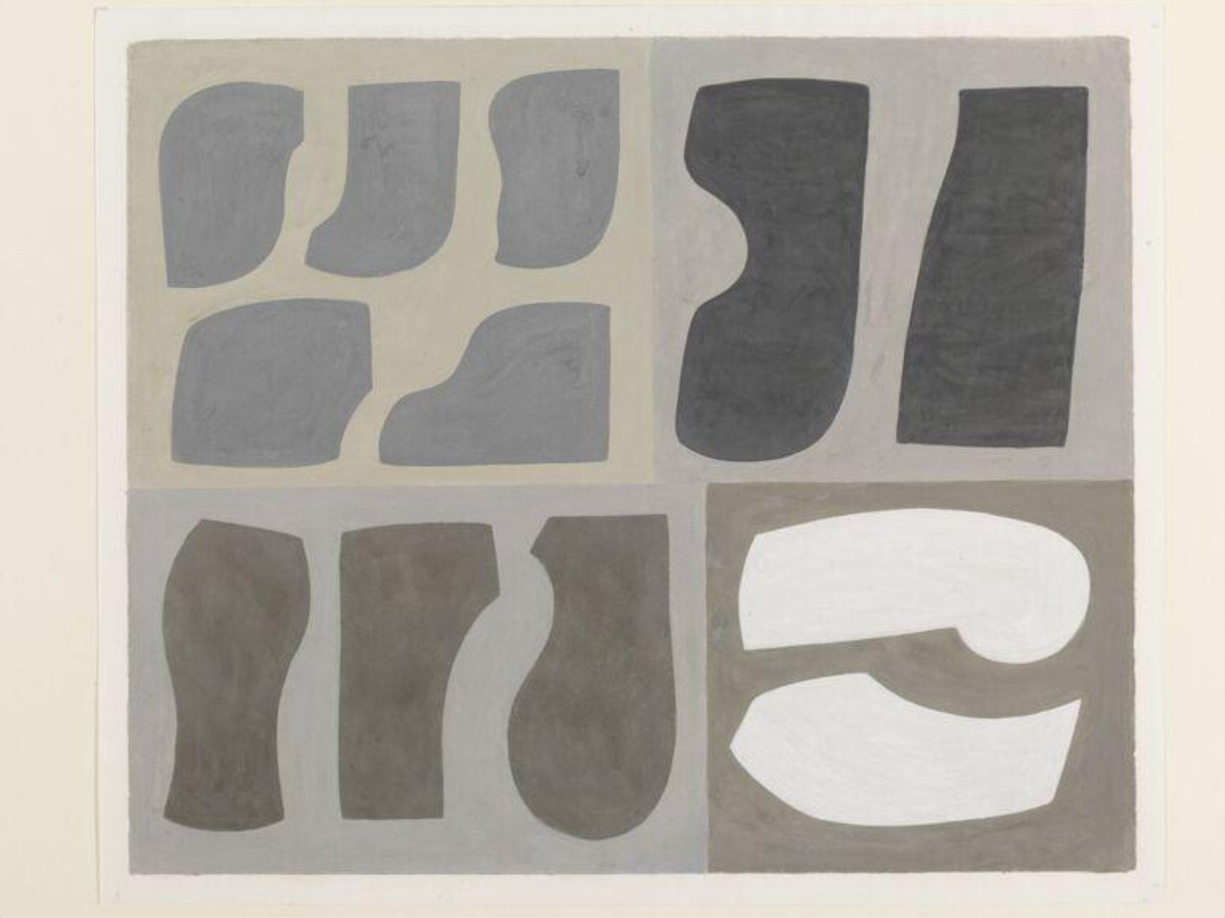 Related Forms, Jessica Dismorr, ca. 1936-7