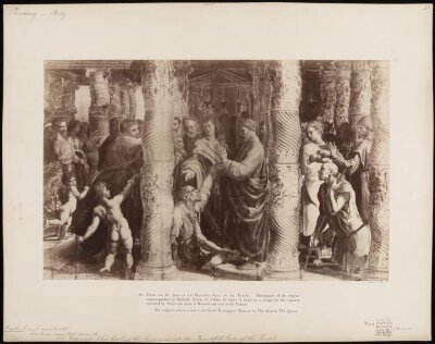 Raphael Cartoon, St. Peter and St. John at the Beautiful Gate of the Temple