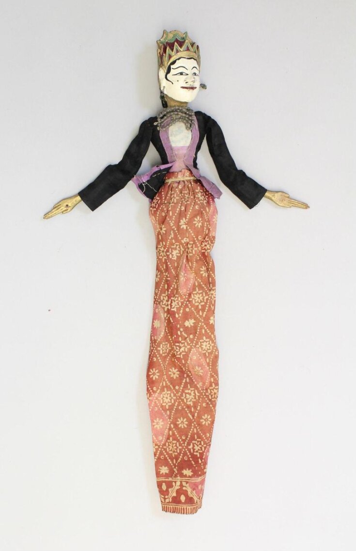 Javanese rod puppet, 19th century top image