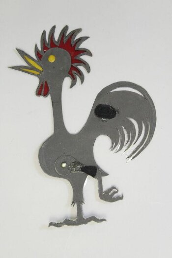 Cockerel shadow puppet