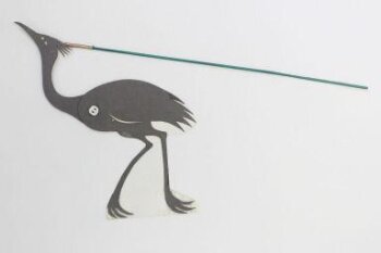 Crane shadow puppet