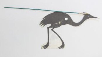 Crane shadow puppet