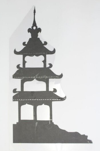 Pagoda shadow puppet