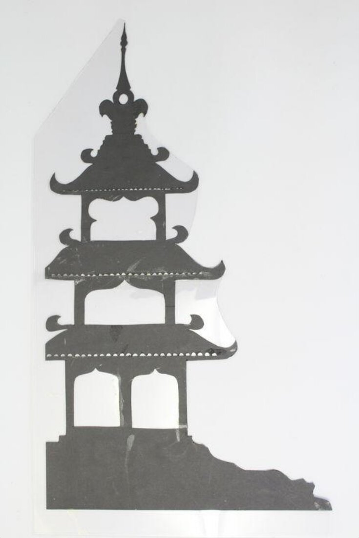 Pagoda shadow puppet image