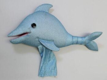 A dolphin, puppet