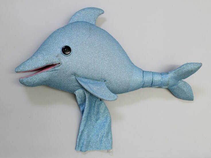 A dolphin, puppet image