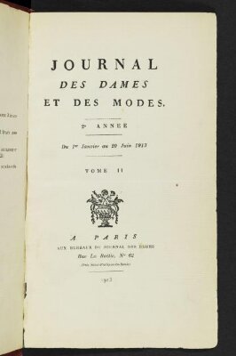 Journal des dames et des modes