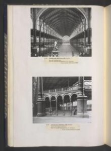Interior view of staircase to galleries, International Exhibition, South Kensington thumbnail 1