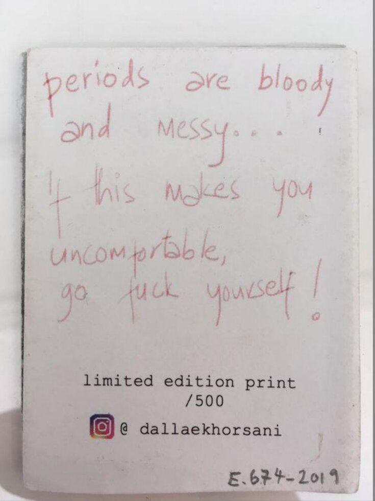 Periods are bloody and messy... top image