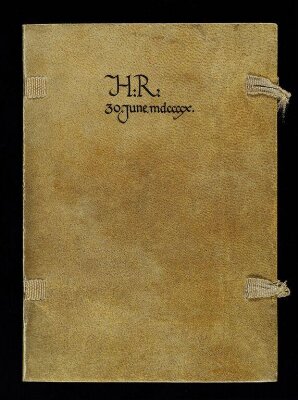 Of Gardens, calligraphy by Edward Johnston