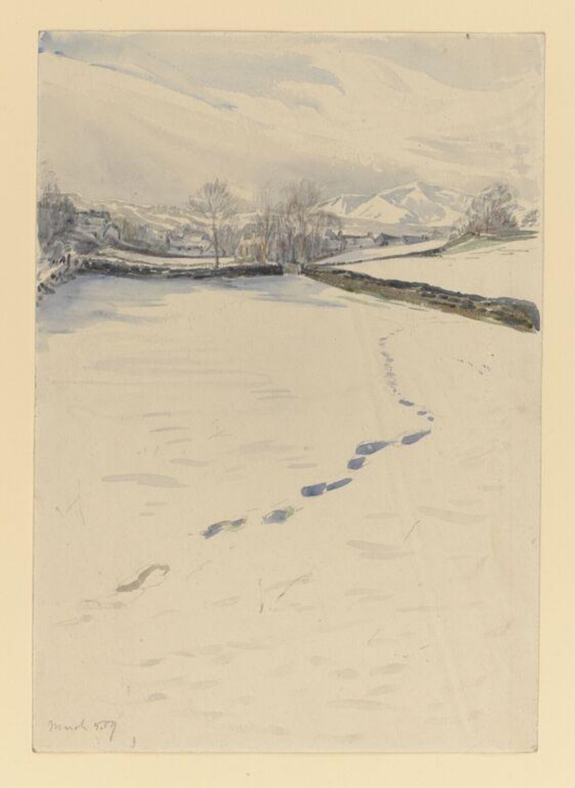 Watercolour, Beatrix Potter, 05/03/1909