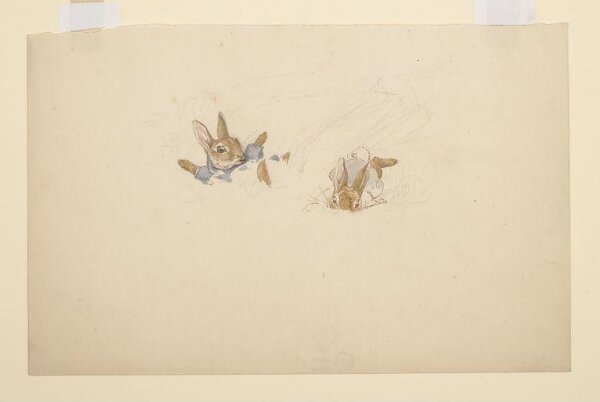 Bunnies in Winter (1890) - Beatrix Potter | Poster