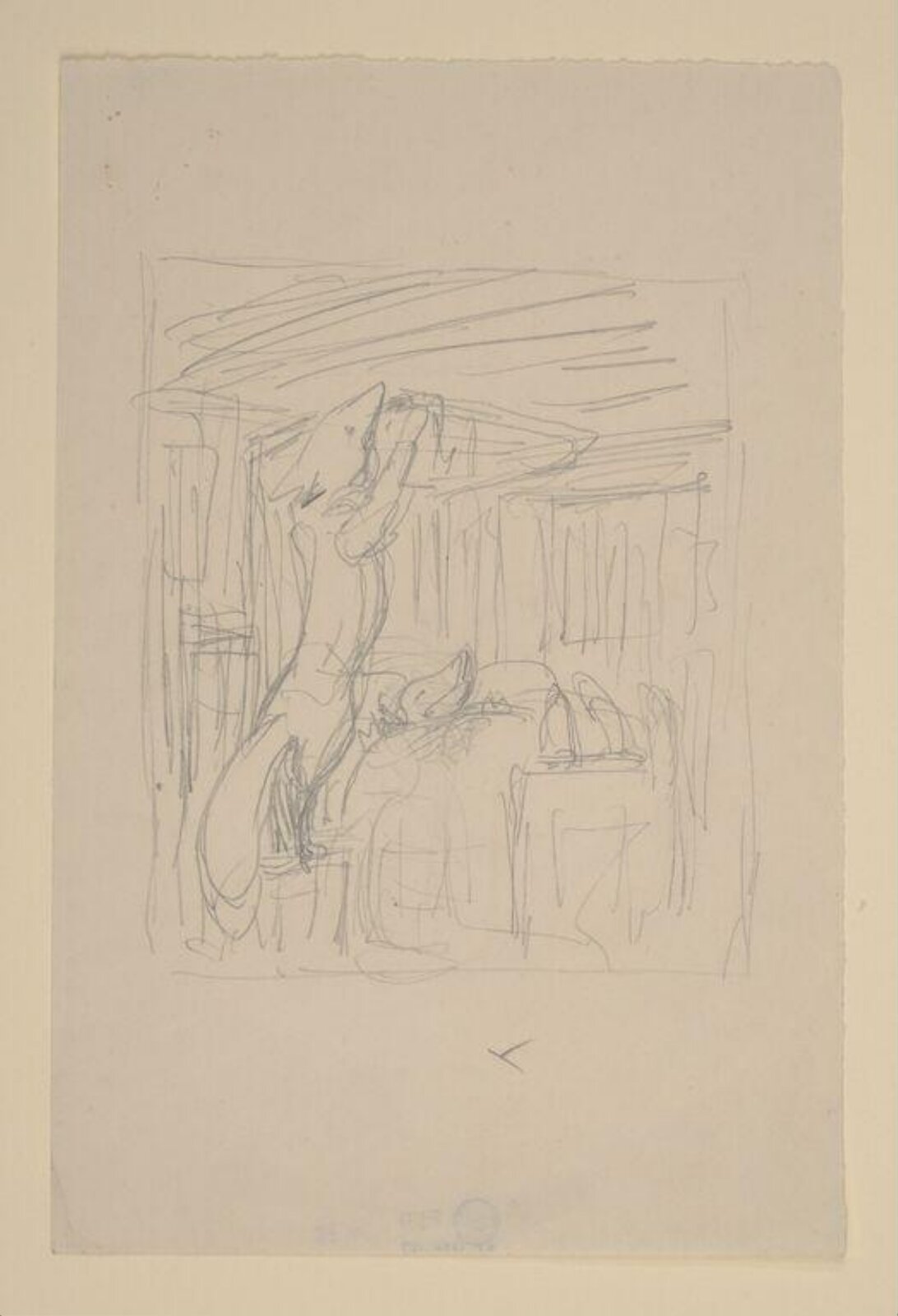 drawing, Beatrix Potter, ca. 1912