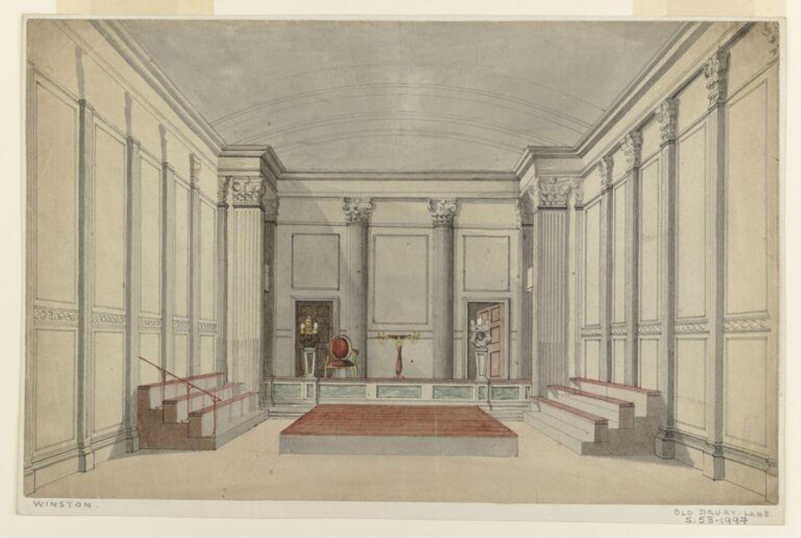 Drawing, T. Winston