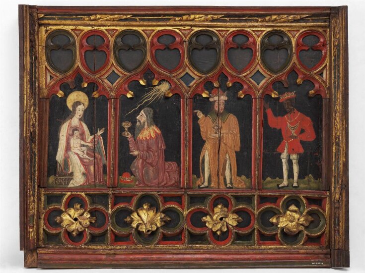 The Adoration of the Magi (lower part of a rood screen) top image