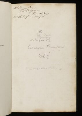 Transcript of notes for "A catalogue raisonné of the work of the most eminent Dutch, Flemish, and French painters"