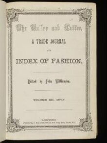 The Tailor and cutter : a trade journal and index of fashion thumbnail 1