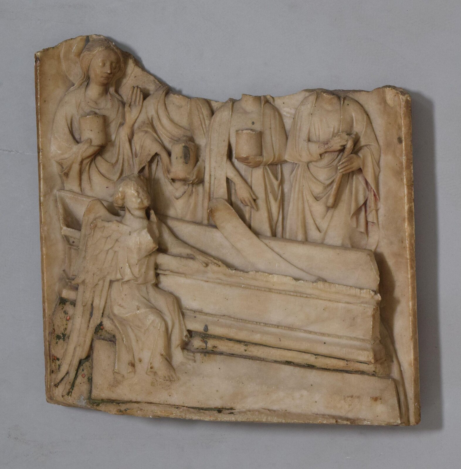 The Three Marys at the Sepulchre, late 14th century