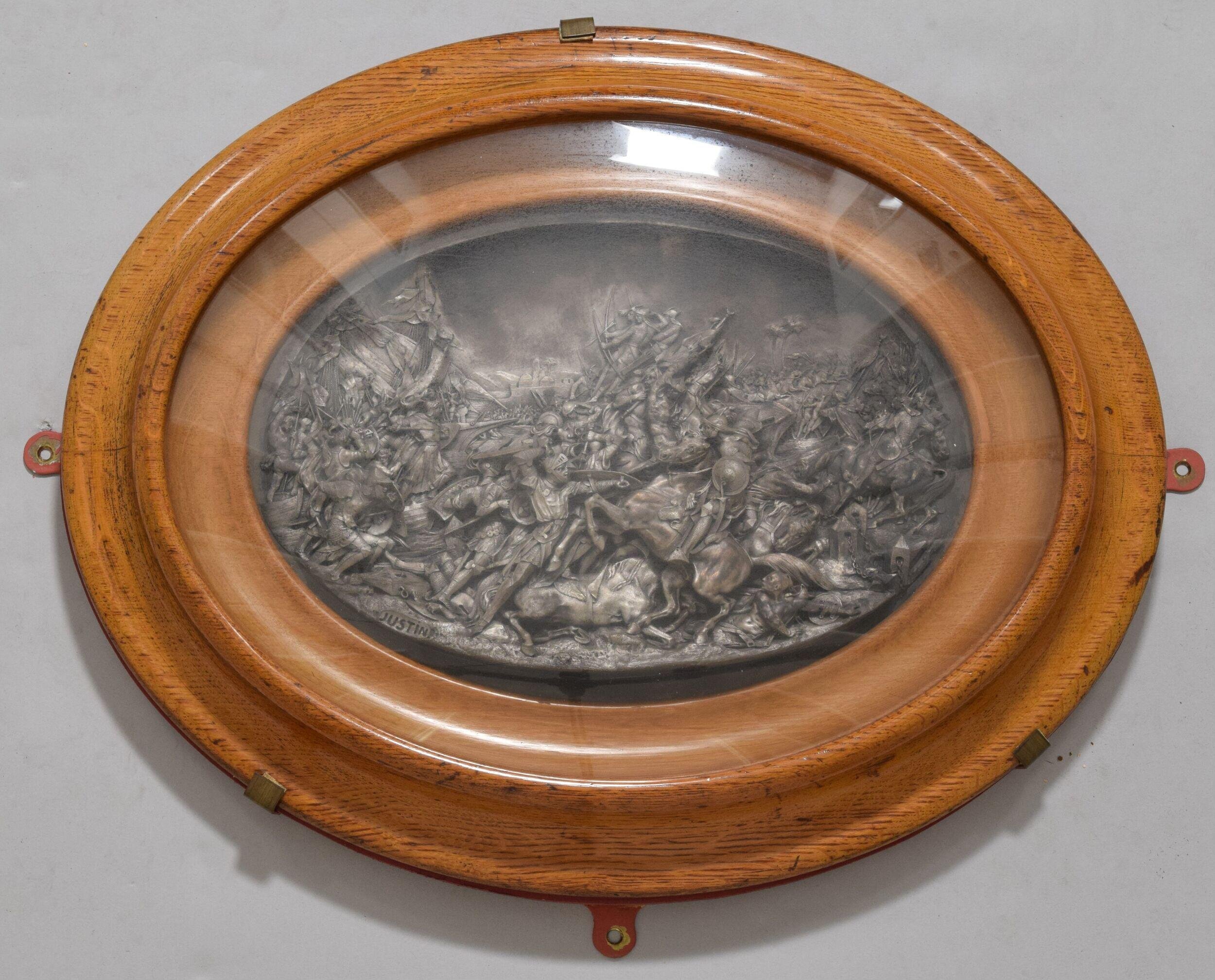 St. Louis leading his army against the Saracens