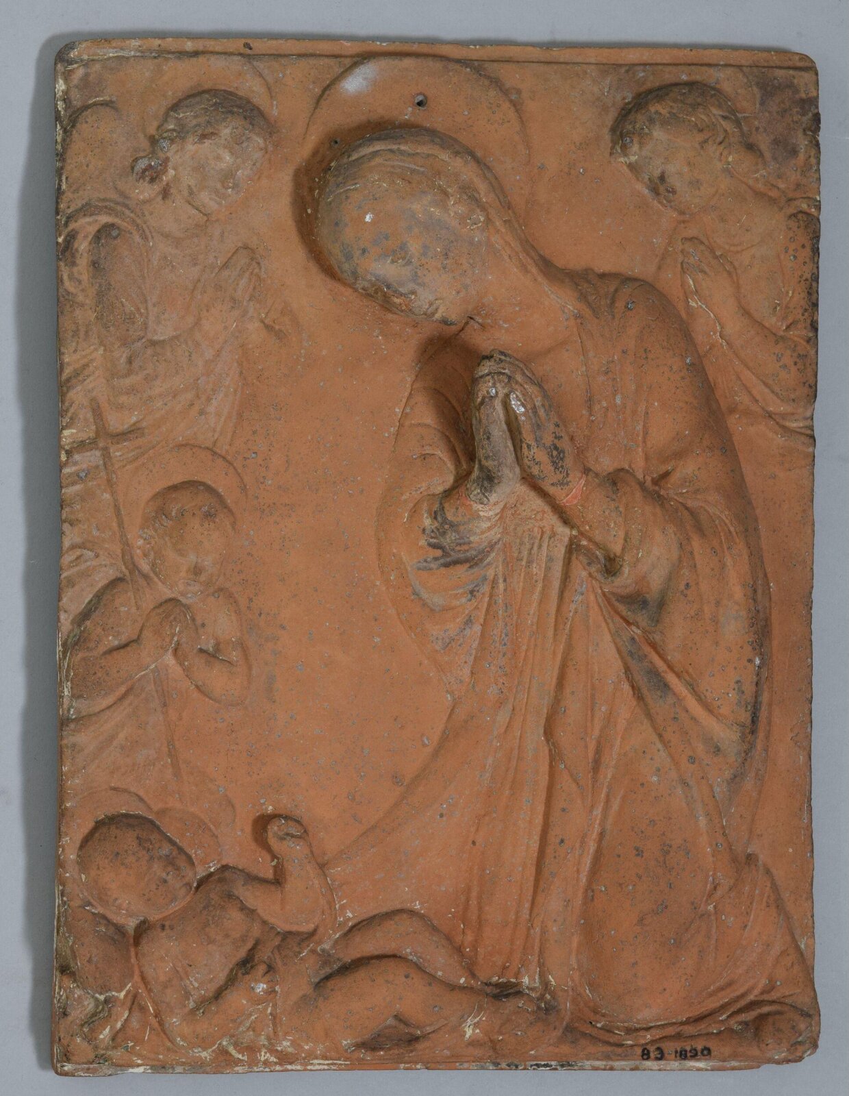 Virgin and child with angels, 19th century