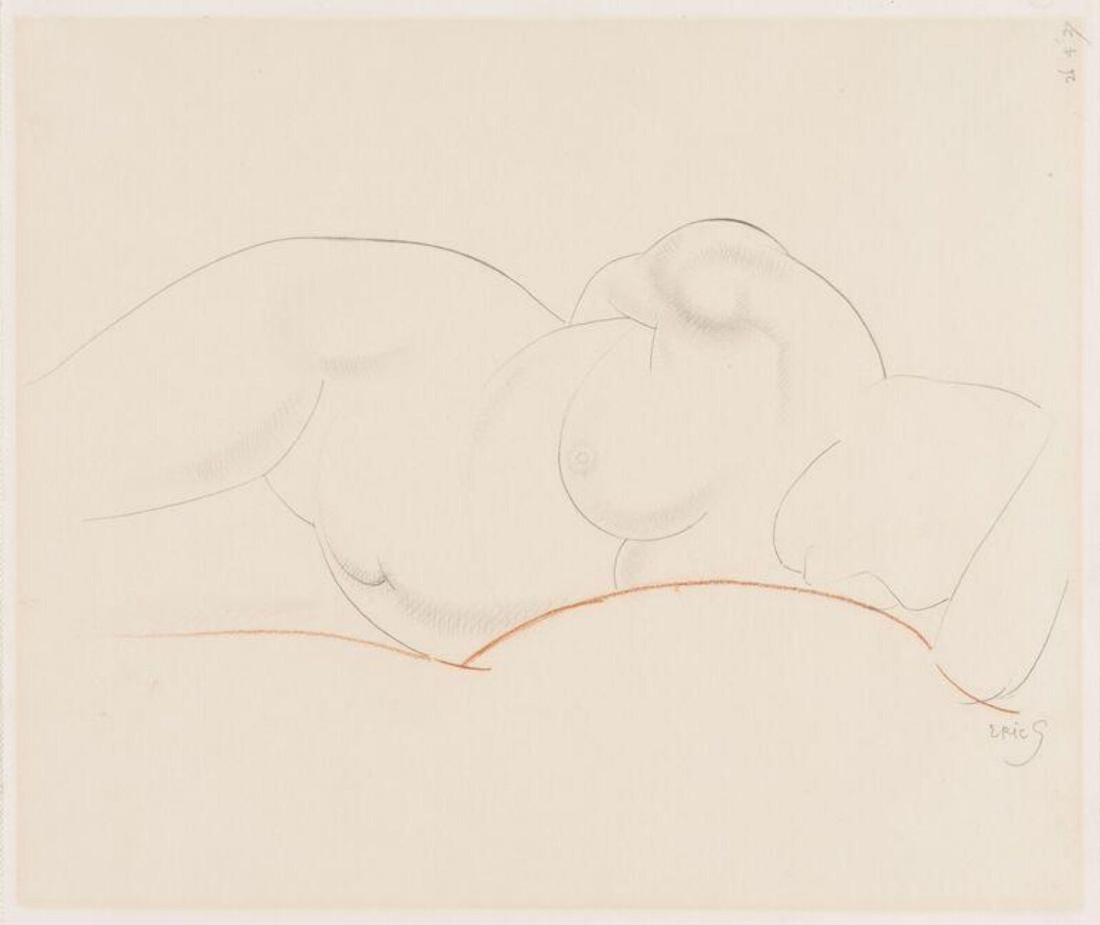 drawing, Эрик Гилл, 26 апреля 1927