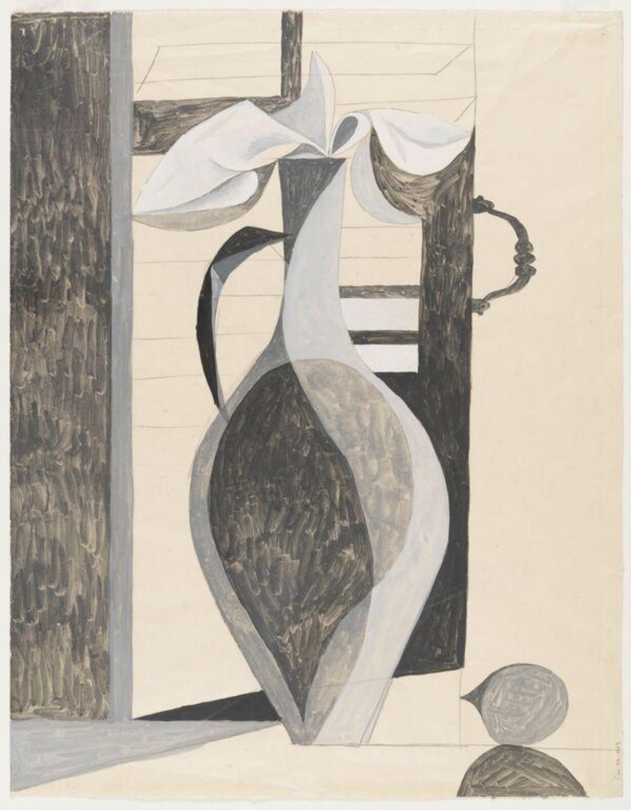 Water pot in a window, John Craxton, ca. 1945-59