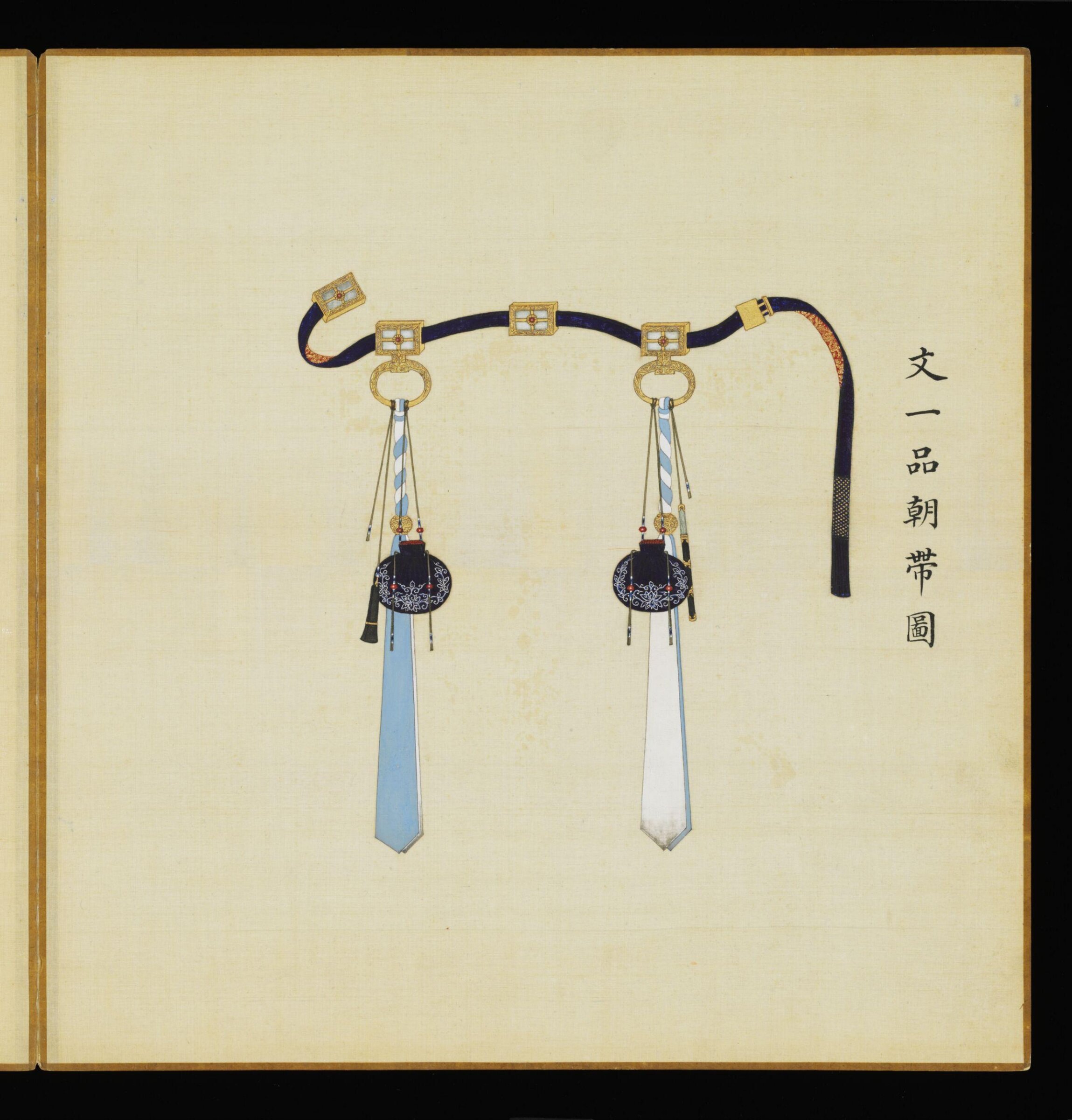 The Court Girdle Worn by Civil Officials of the 1st Rank, Leng Jian, 1736-1795