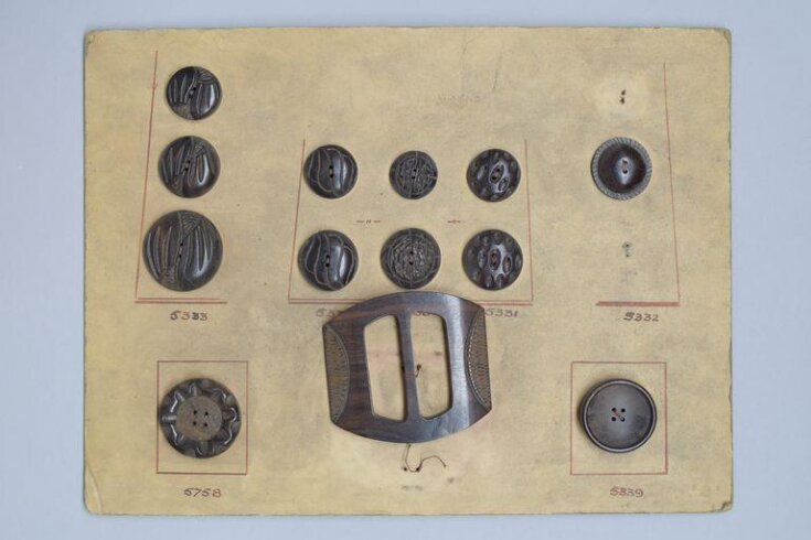 Card of Buttons and Buckle top image
