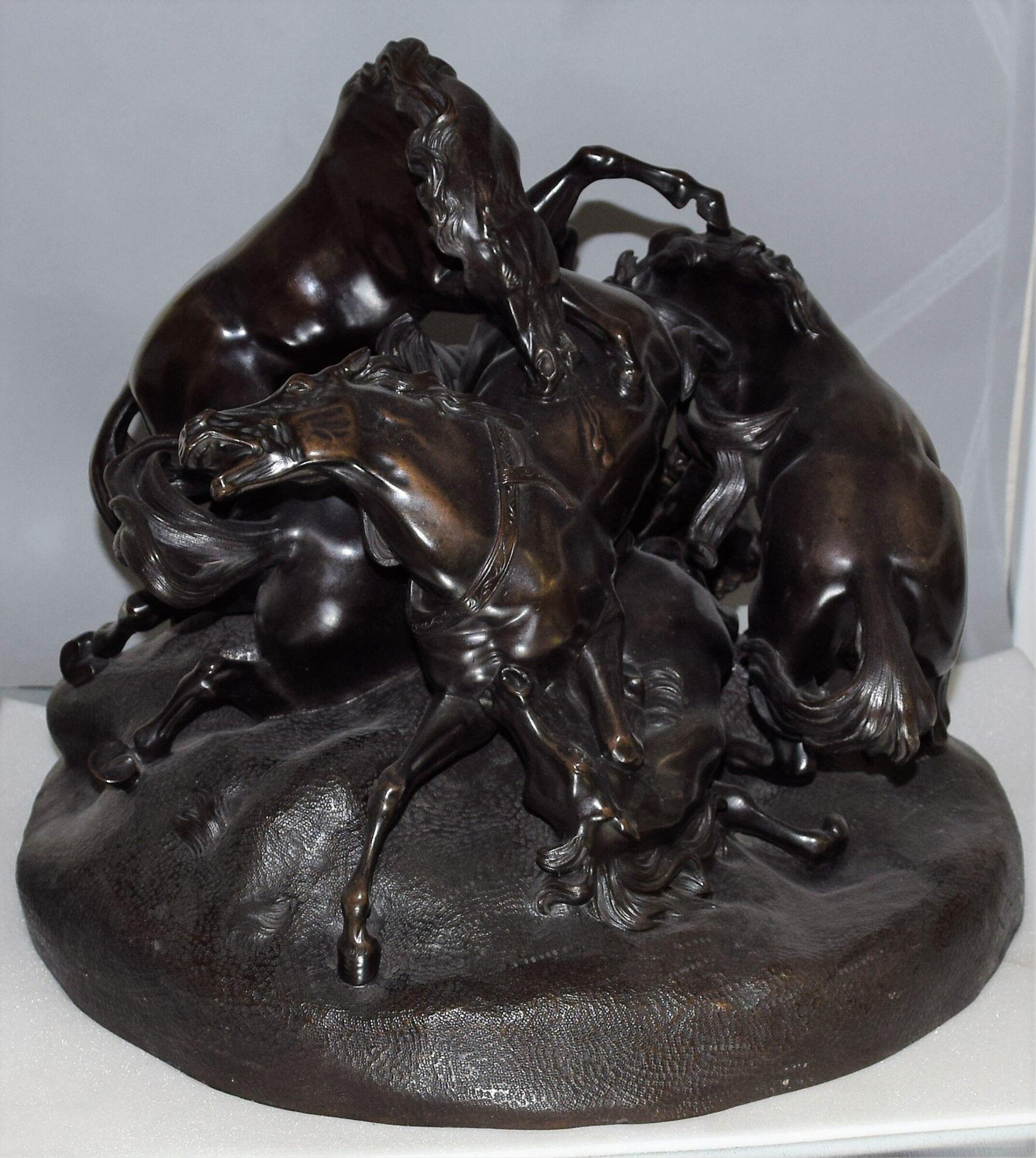 Duncan's Horses devouring one another, from Macbeth, John Graham Lough, ca. 1834