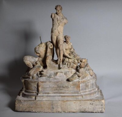 Model for a monument to Lord Rodney, John Bacon the younger, 1810
