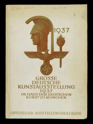 Grosse deutsche Kunstausstellung 1937 im Haus der deutschen Kunst zu München