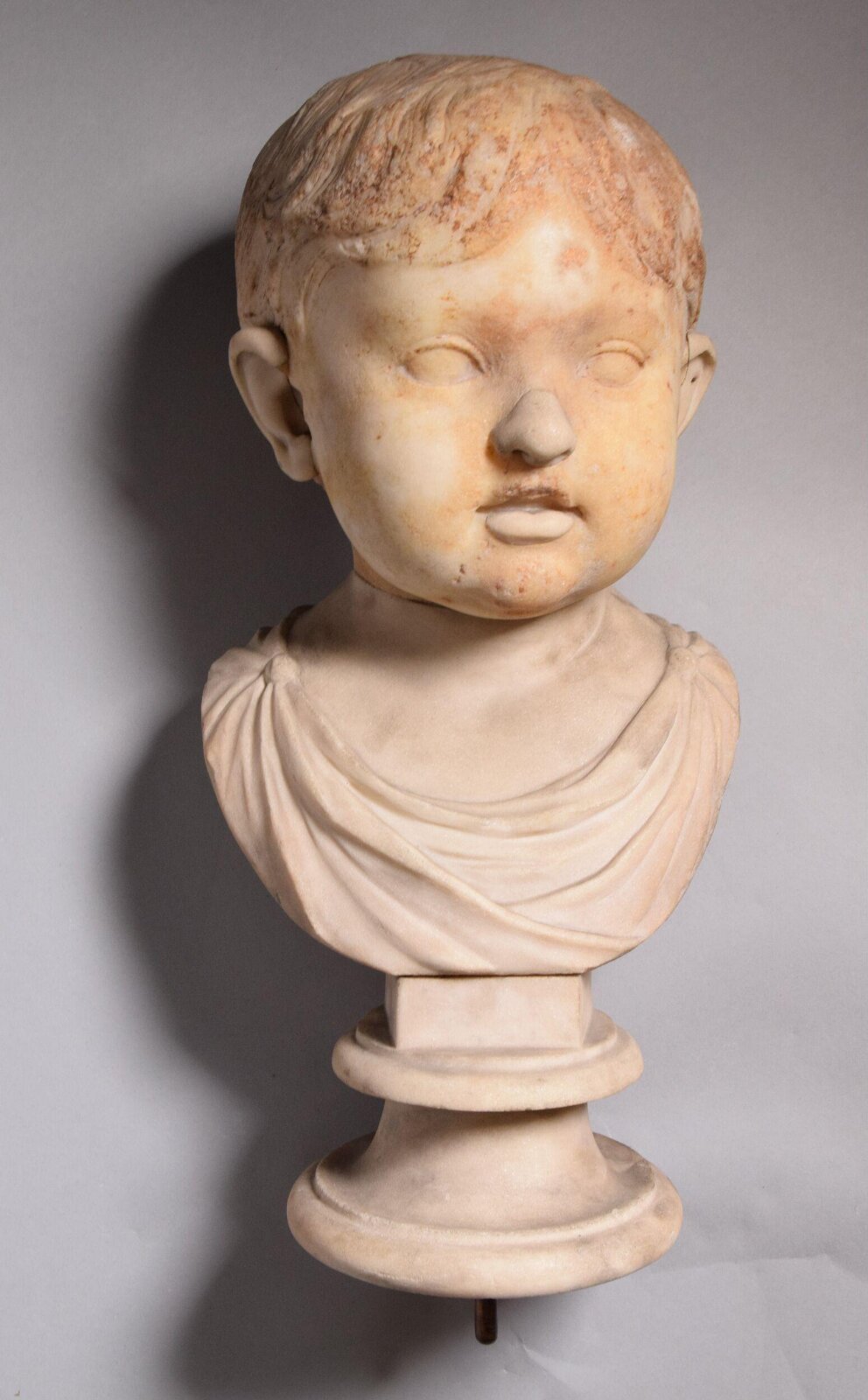 Bust of a young child, 19th century